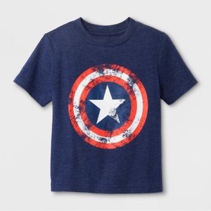 MARVEL CAPTAIN AMERICA T-SHIRT SHORTSLEEVE. - BUNDLE AND SAVE